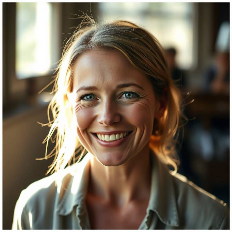 Portret van Annelies de Vries, een tevreden klant.