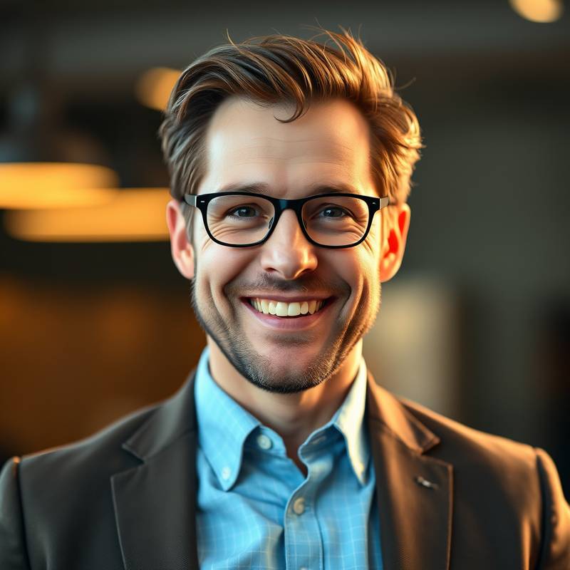 Portret van Jasper Willems, een enthousiaste job interview coach, klaar om kandidaten te helpen.