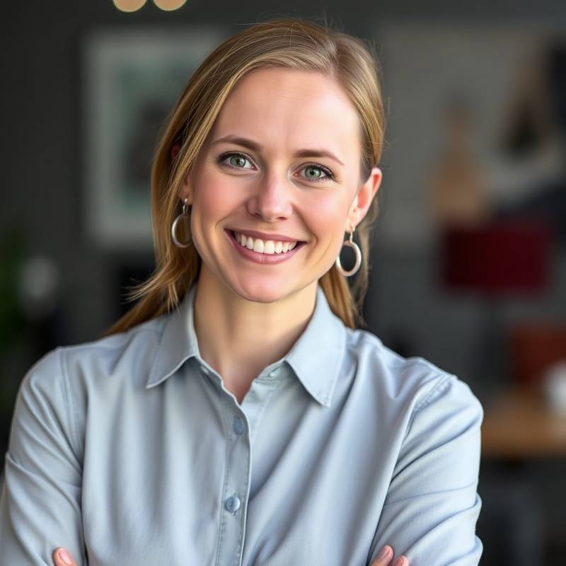 Portret van Sanne Bakker, een CV specialist die helpt met het optimaliseren van CV's en LinkedIn profielen.